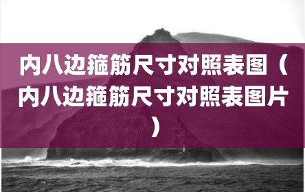 内八边箍筋尺寸对照表图（内八边箍筋尺寸对照表图片）