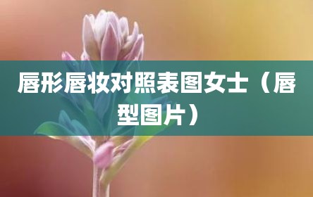 唇形唇妆对照表图女士（唇型图片）