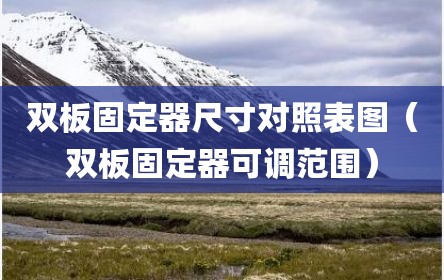 双板固定器尺寸对照表图（双板固定器可调范围）