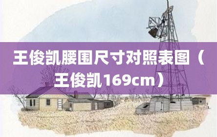 王俊凯腰围尺寸对照表图（王俊凯169cm）