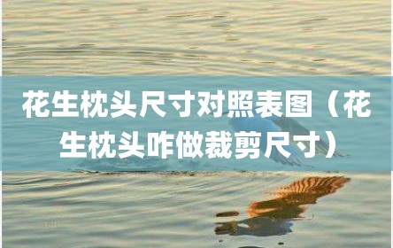 花生枕头尺寸对照表图（花生枕头咋做裁剪尺寸）