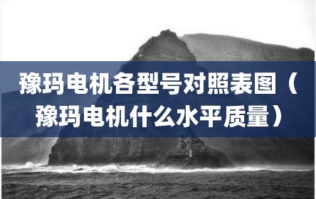 豫玛电机各型号对照表图（豫玛电机什么水平质量）