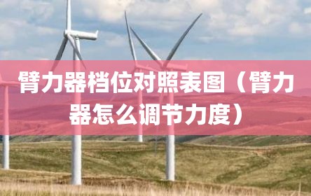 臂力器档位对照表图（臂力器怎么调节力度）