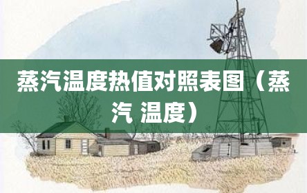 蒸汽温度热值对照表图（蒸汽 温度）
