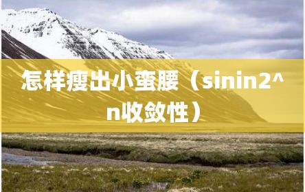 怎样瘦出小蛮腰（sinin2^n收敛性）
