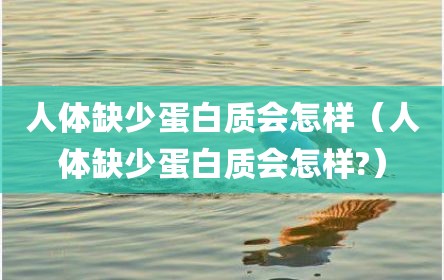 人体缺少蛋白质会怎样（人体缺少蛋白质会怎样?）