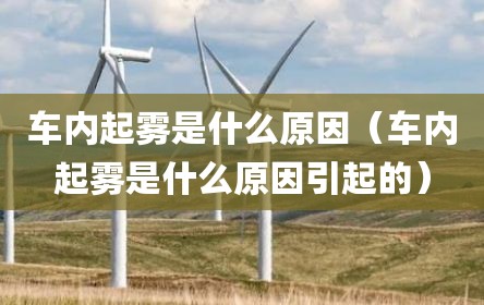 车内起雾是什么原因（车内起雾是什么原因引起的）