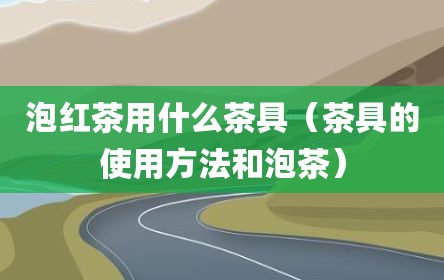 泡红茶用什么茶具（茶具的使用方法和泡茶）