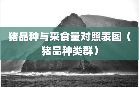 猪品种与采食量对照表图（猪品种类群）