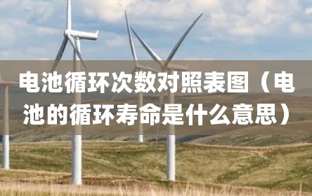 电池循环次数对照表图（电池的循环寿命是什么意思）