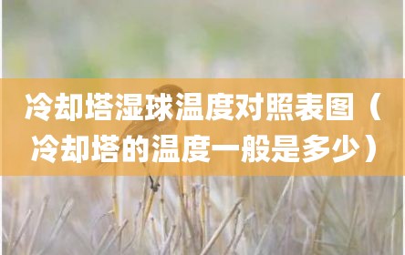 冷却塔湿球温度对照表图（冷却塔的温度一般是多少）