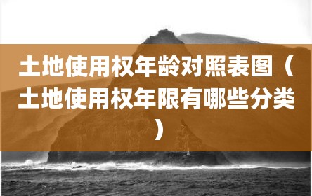 土地使用权年龄对照表图（土地使用权年限有哪些分类）