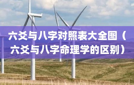 六爻与八字对照表大全图（六爻与八字命理学的区别）