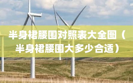 半身裙腰围对照表大全图（半身裙腰围大多少合适）