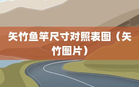矢竹鱼竿尺寸对照表图（矢竹图片）