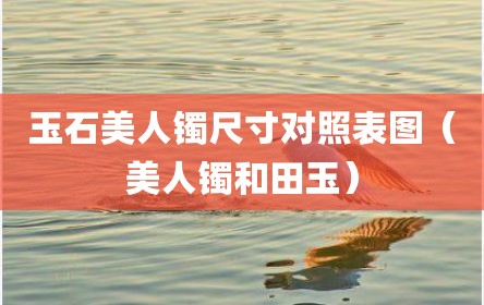 玉石美人镯尺寸对照表图（美人镯和田玉）