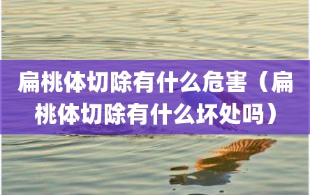 扁桃体切除有什么危害（扁桃体切除有什么坏处吗）