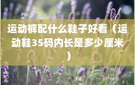 运动裤配什么鞋子好看（运动鞋35码内长是多少厘米）