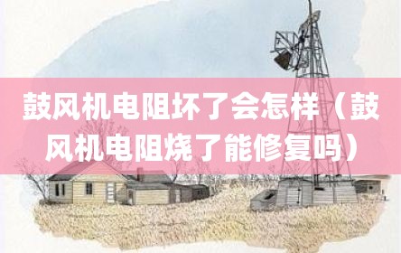 鼓风机电阻坏了会怎样（鼓风机电阻烧了能修复吗）