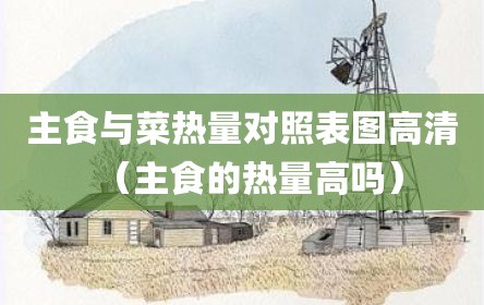 主食与菜热量对照表图高清（主食的热量高吗）