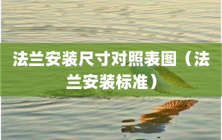 法兰安装尺寸对照表图（法兰安装标准）