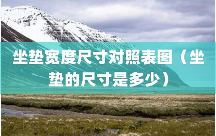 坐垫宽度尺寸对照表图（坐垫的尺寸是多少）