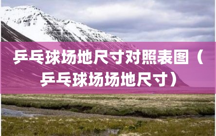 乒乓球场地尺寸对照表图（乒乓球场场地尺寸）