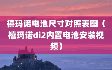 禧玛诺电池尺寸对照表图（禧玛诺di2内置电池安装视频）