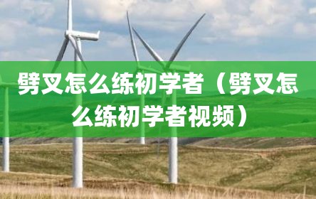 劈叉怎么练初学者（劈叉怎么练初学者视频）