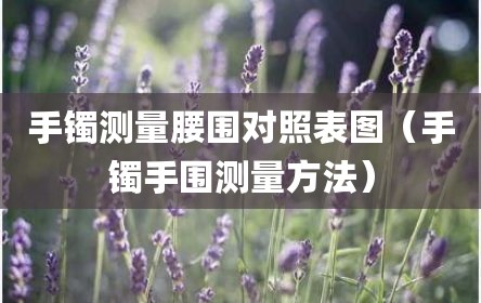 手镯测量腰围对照表图（手镯手围测量方法）