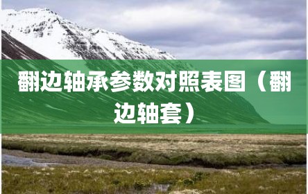 翻边轴承参数对照表图（翻边轴套）