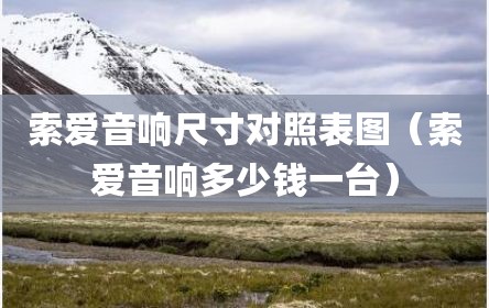 索爱音响尺寸对照表图（索爱音响多少钱一台）