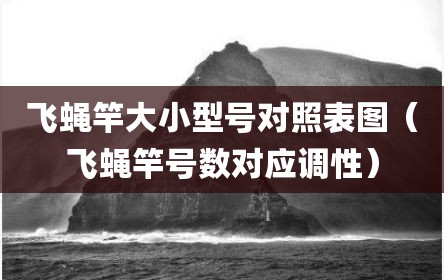 飞蝇竿大小型号对照表图（飞蝇竿号数对应调性）