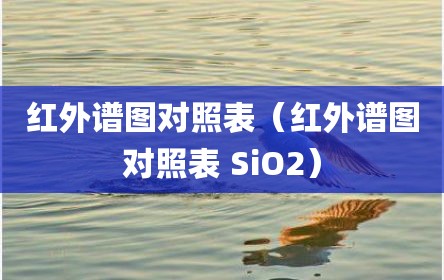 红外谱图对照表（红外谱图对照表 SiO2）