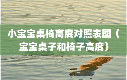 小宝宝桌椅高度对照表图（宝宝桌子和椅子高度）