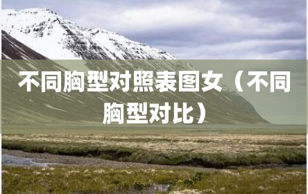 不同胸型对照表图女（不同胸型对比）