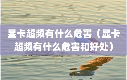 显卡超频有什么危害（显卡超频有什么危害和好处）