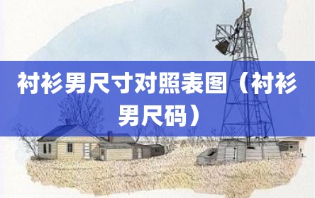衬衫男尺寸对照表图（衬衫男尺码）
