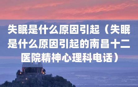 失眠是什么原因引起（失眠是什么原因引起的南昌十二医院精神心理科电话）