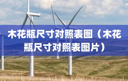 木花瓶尺寸对照表图（木花瓶尺寸对照表图片）