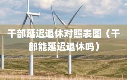 干部延迟退休对照表图（干部能延迟退休吗）