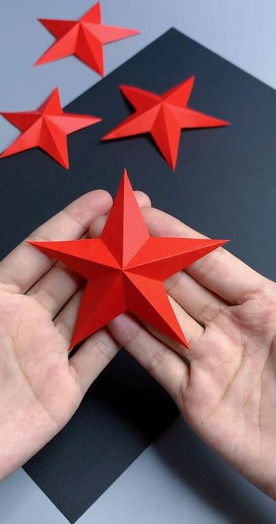 五角星最简单的剪法（五角星最简单的剪法步骤图片儿童）