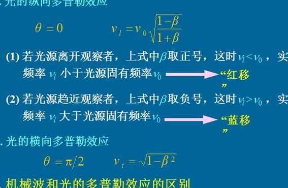 光的多普勒效应（光的多普勒效应公式推导过程）