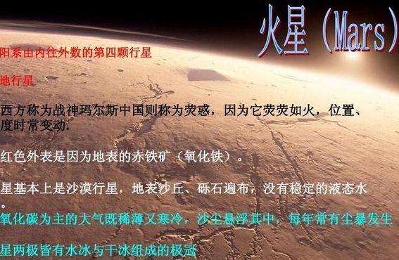 火星的资料（关于火星的资料）