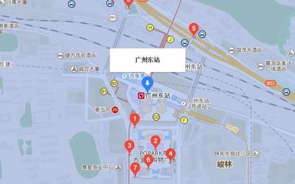 广州火车站地图（广州火车站地图,全景图）