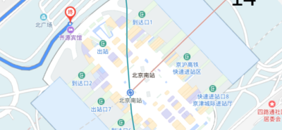 北京南站地图（北京南站地图位置）