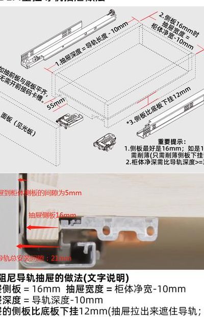 抽屉滑轨规格（抽屉轨道安装视频教程）