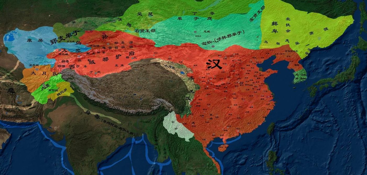 中国汉代历史（中国汉代历史地图）
