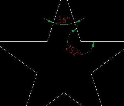 五角星的内角和（五角星的内角和外角分捌是多少度）