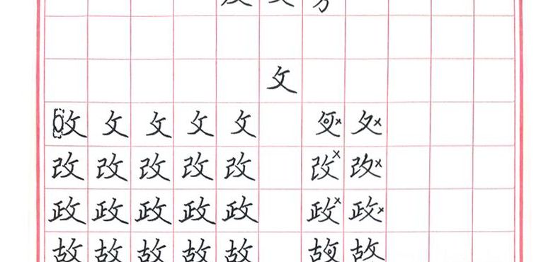 反文旁的字（反文旁的字100个）